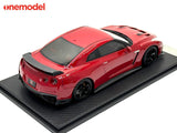 *PREORDER* One Model 1:18 Nissan GT-R R35 Custom Edition in Passion Red