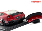 *PREORDER* One Model 1:18 Nissan GT-R R35 Custom Edition in Passion Red