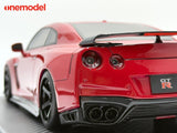*PREORDER* One Model 1:18 Nissan GT-R R35 Custom Edition in Passion Red