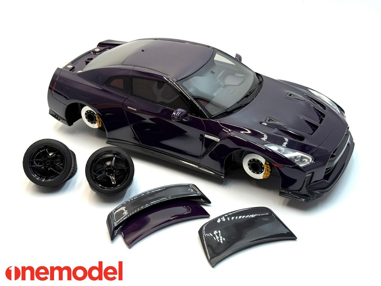 *PREORDER* One Model 1:18 Nissan GT-R R35  Custom Edition in Midnight Purple