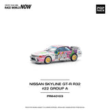 *PREORDER* Pop Race 1:64 Nissan Skyline GT-R R32 #22 AXIA Group A