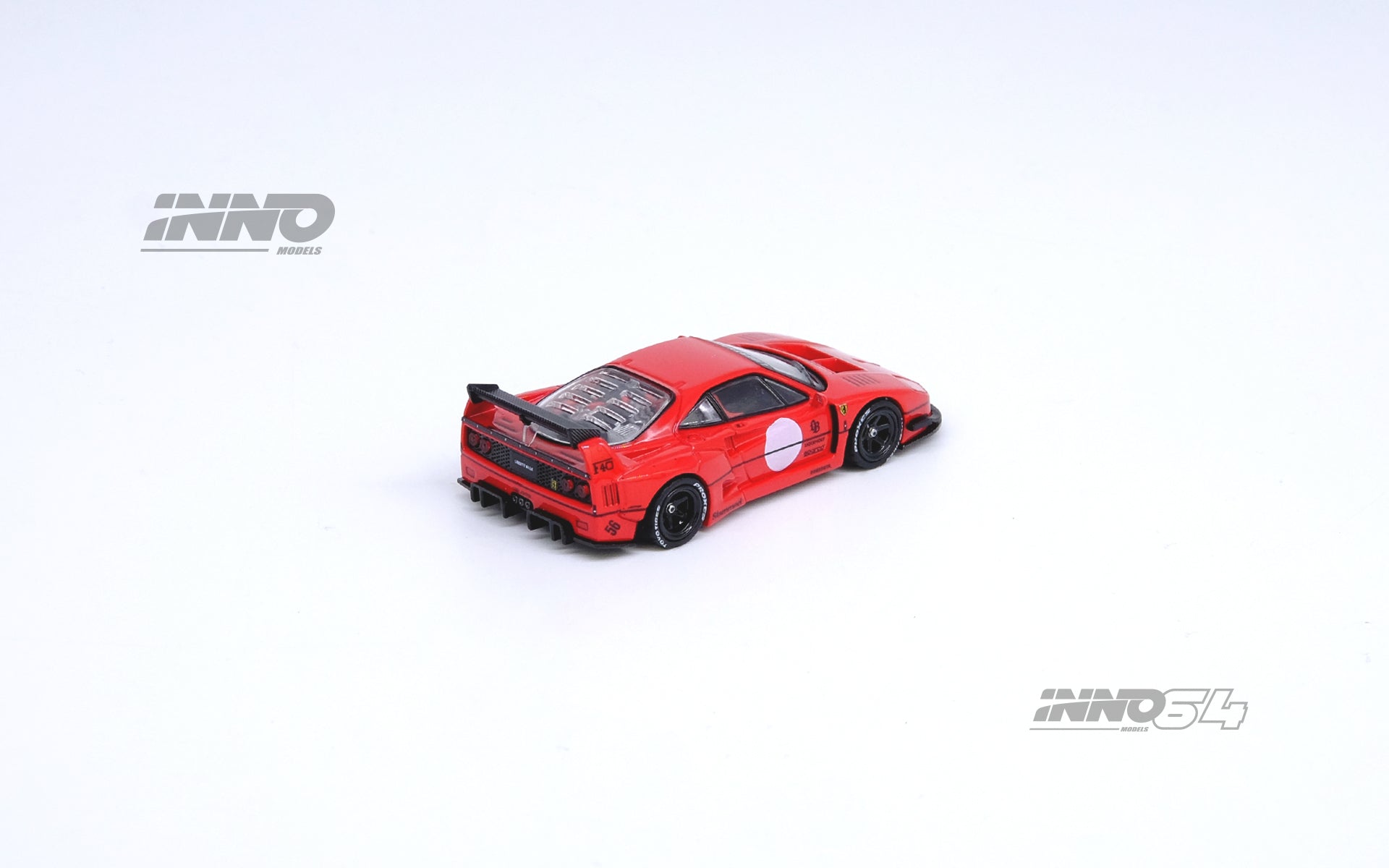 INNO64 1/64 Ferrari F40 Liberty Walk in Red – Model Cars Houston