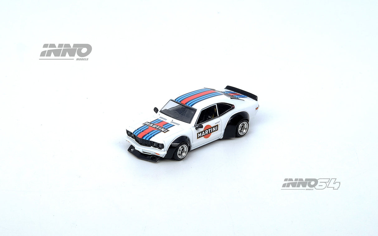 INNO64 1:64 Mazda RX-3 Savanna LBWK "MARTINI RACING"