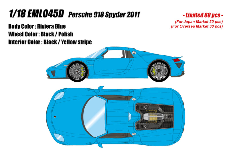 *PREORDER* Make Up Co., Ltd / Eidolon 1:18 Porsche 918 Spyder 2011