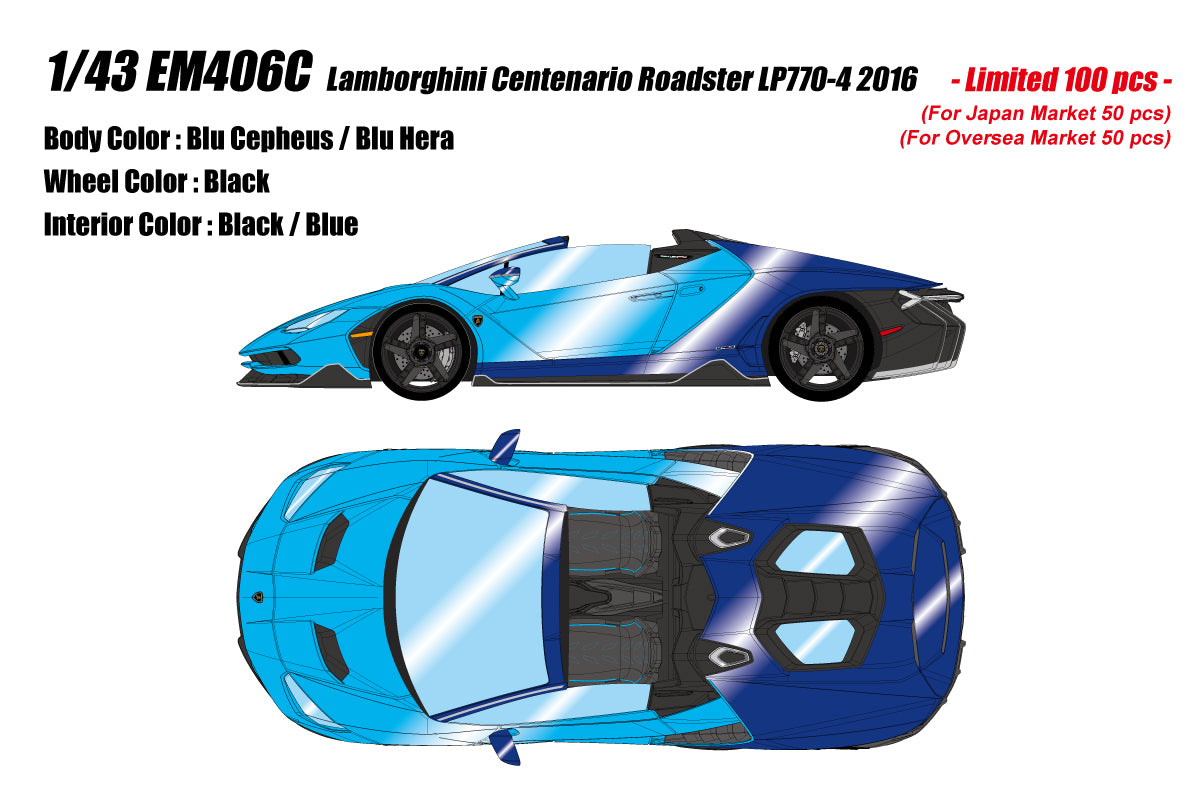 ミニカー　1/43 Lamborghini Centenario Roadster LP770-4 2016(ロッソエフェスト) 「アイドロン・コレクション」 [EM406F] s-l1200.jpg