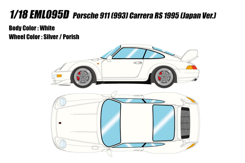 *PREORDER* Make Up Co., Ltd / Eidolon 1:18 Porsche 911 (993) Carrera RS 1995 Japan Version)