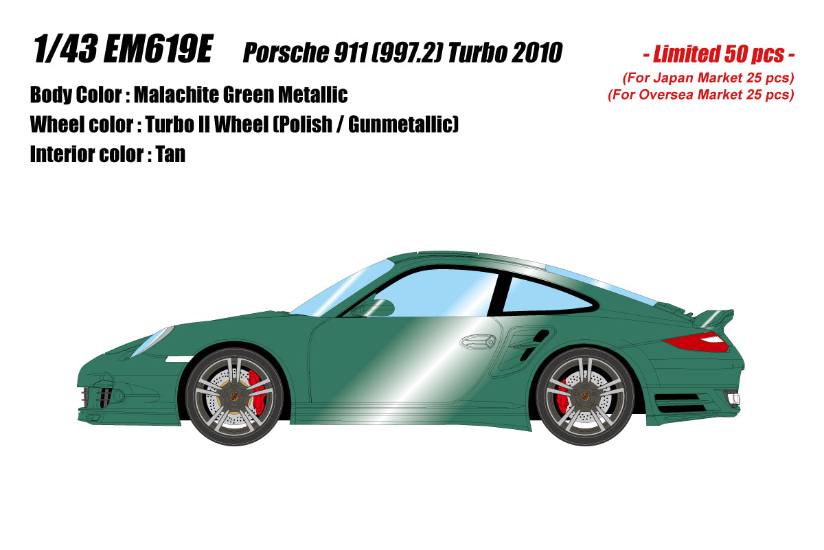 ミニカー VISION 1/43 Porsche 911 997.2 Turbo 2010 1/43 Porsche 911 997-2 Turbo 2010 Silver Diecast Model by