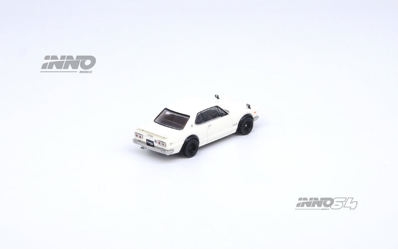 INNO64 1/64 Nissan Skyline (KPGC10) 2000 GT-R in White