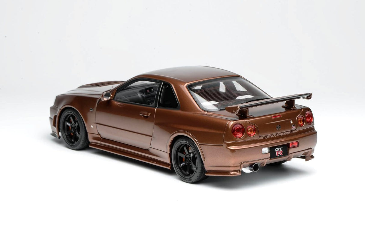 *PREORDER* MotorHelix 1:18 Nissan Skyline GT-R (R34) Customized Version - Metallic Bronze