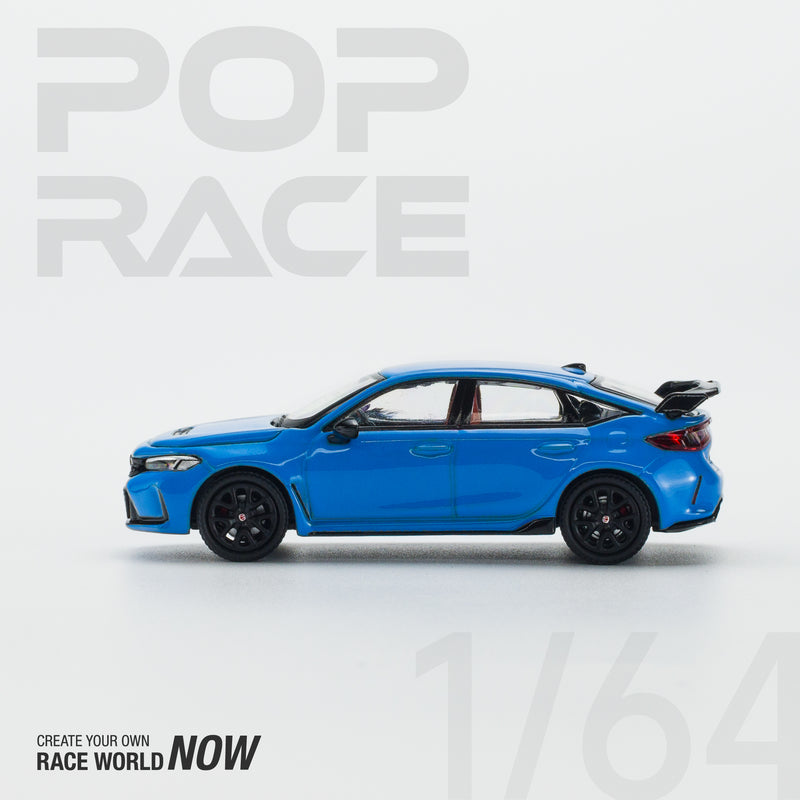 Pop Race 1/64 Honda Civic (FL5) in Boost Blue Pearl
