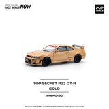 *PREORDER* Pop Race 1:64 Nissan Skyline (BNCR33) Top Secret in Gold