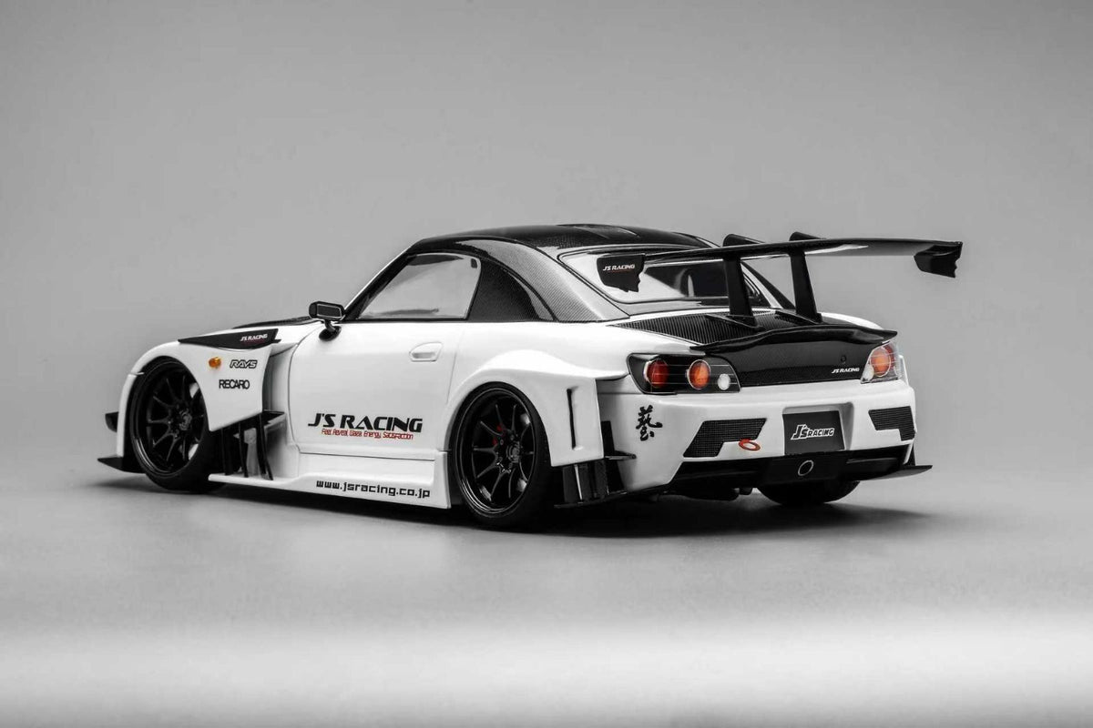 Honda S200 Racing Rivals *PREORDER* MotorHelix 1:18 Honda S2000 J's Racing in Grand Prix White ...