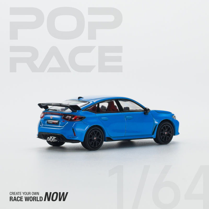 Pop Race 1/64 Honda Civic (FL5) in Boost Blue Pearl