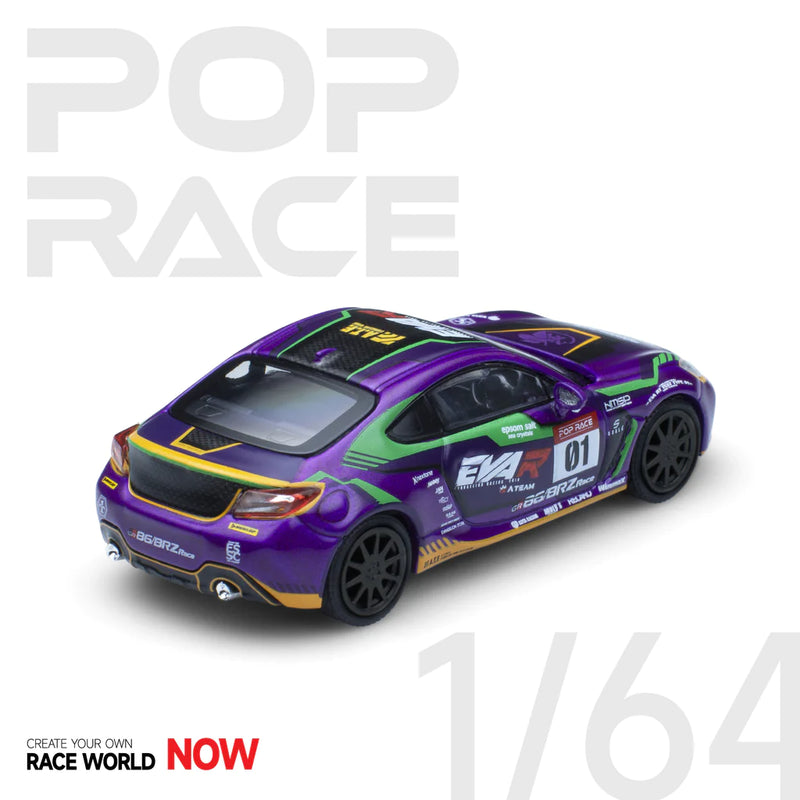 Pop Race 1/64 Toyota GR86 EVA 01 Racing Livery