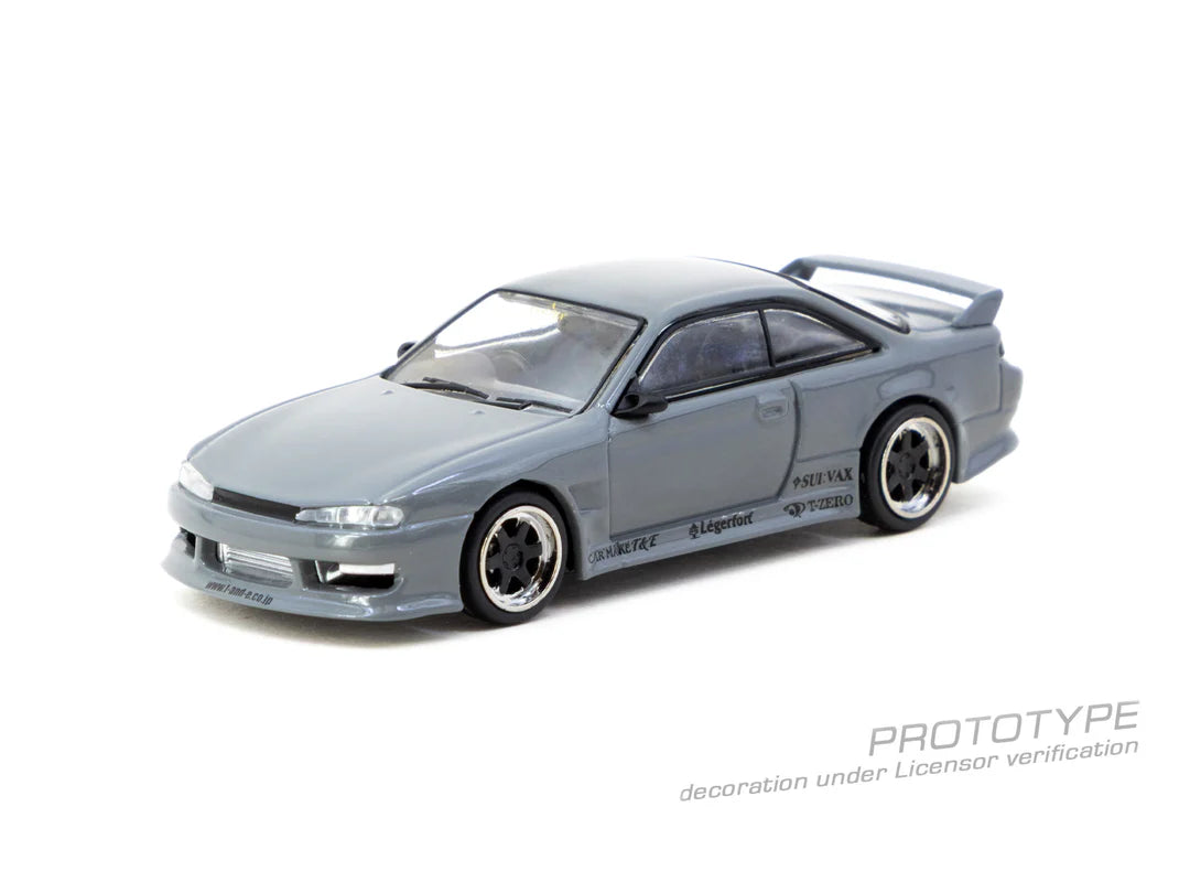 *PREORDER* Tarmac Works 1:64 Vertex Silvia (S14) - Grey - MiJo Exclusives
