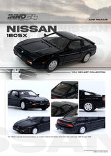 INNO64 1:64 Nissan 180SX in Black
