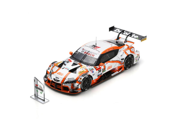Spark Models 1:18 au TOM'S GR Supra No.36 TGR TEAM au TOM'S Champion GT500 SUPER GT 2023 Sho Tsuboi - Ritomo Miyata