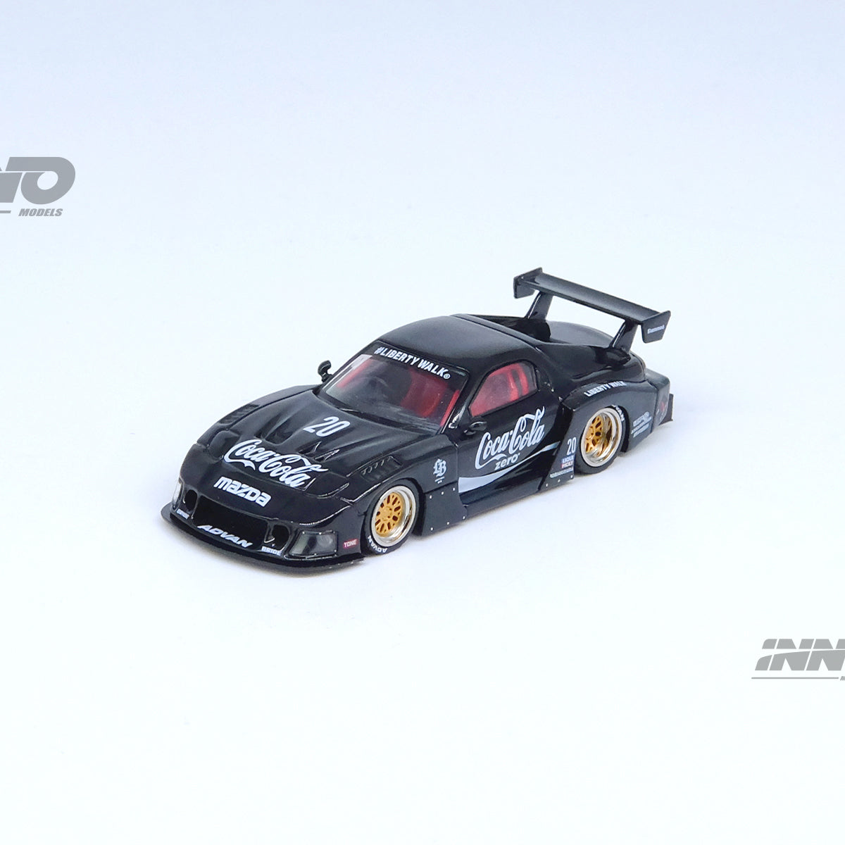 INNO64 1:64 Mazda RX7 (FD3S) LB-SUPER SILHOUETTE in Black – Model Cars ...