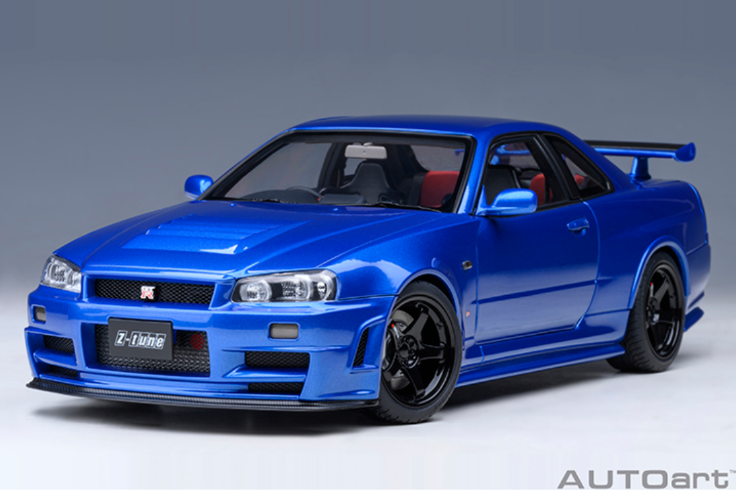 AUTOart 1:18 Nissan Skyline GT-R (R34) NISMO Z-Tune in Bayside AUTOart 1:18 Nissan Skyline GT-R (R34) NISMO Z-Tune in Bayside