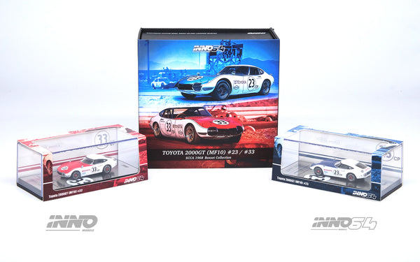 *PREORDER* INNO64 1:64 Toyota 2000GT #23 & #33 SCCA 1968 Box Set Collection