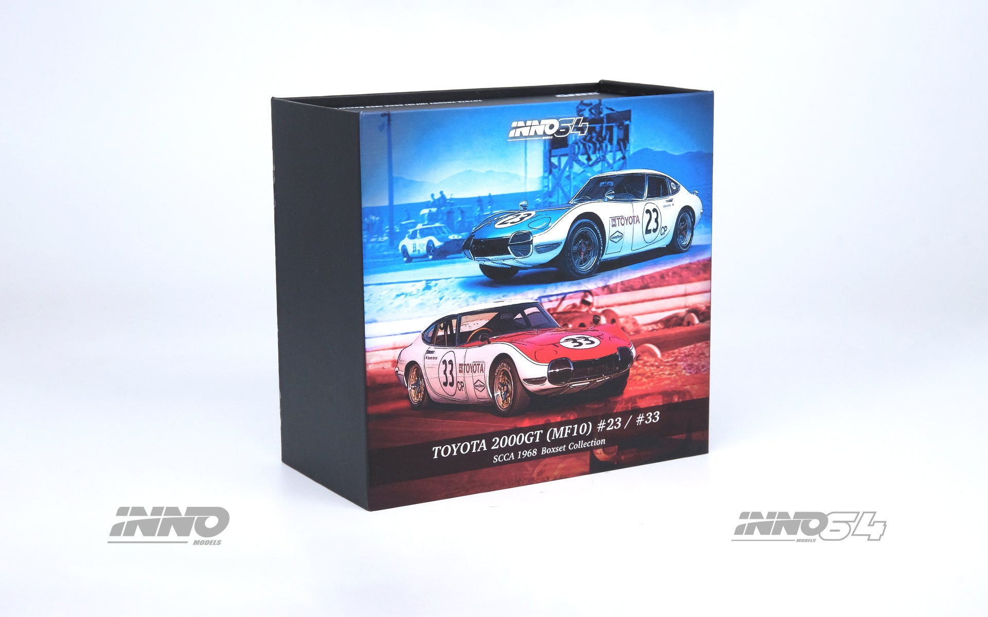 INNO64 1:64 Toyota 2000GT in Solar Red | Collectible Model Car