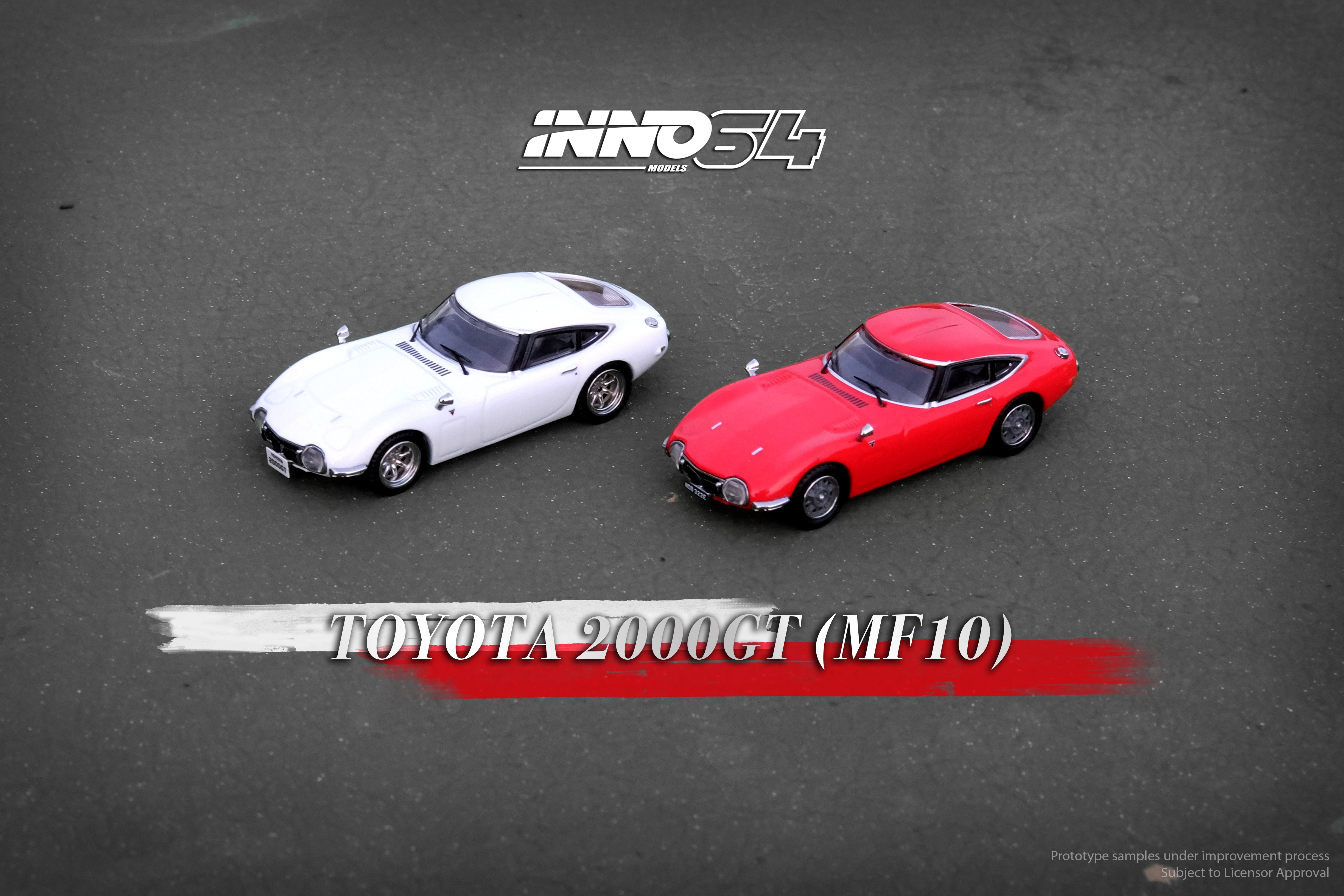 INNO64 1:64 Toyota 2000GT in Solar Red | Collectible Model Car