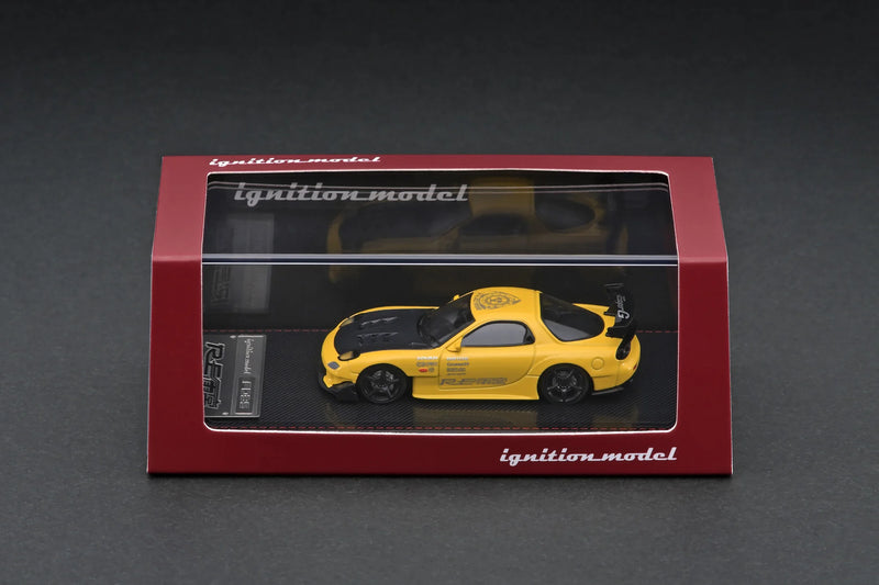 Ignition Model 1:64 Mazda RX-7 FD3S RE Amemiya Yellow