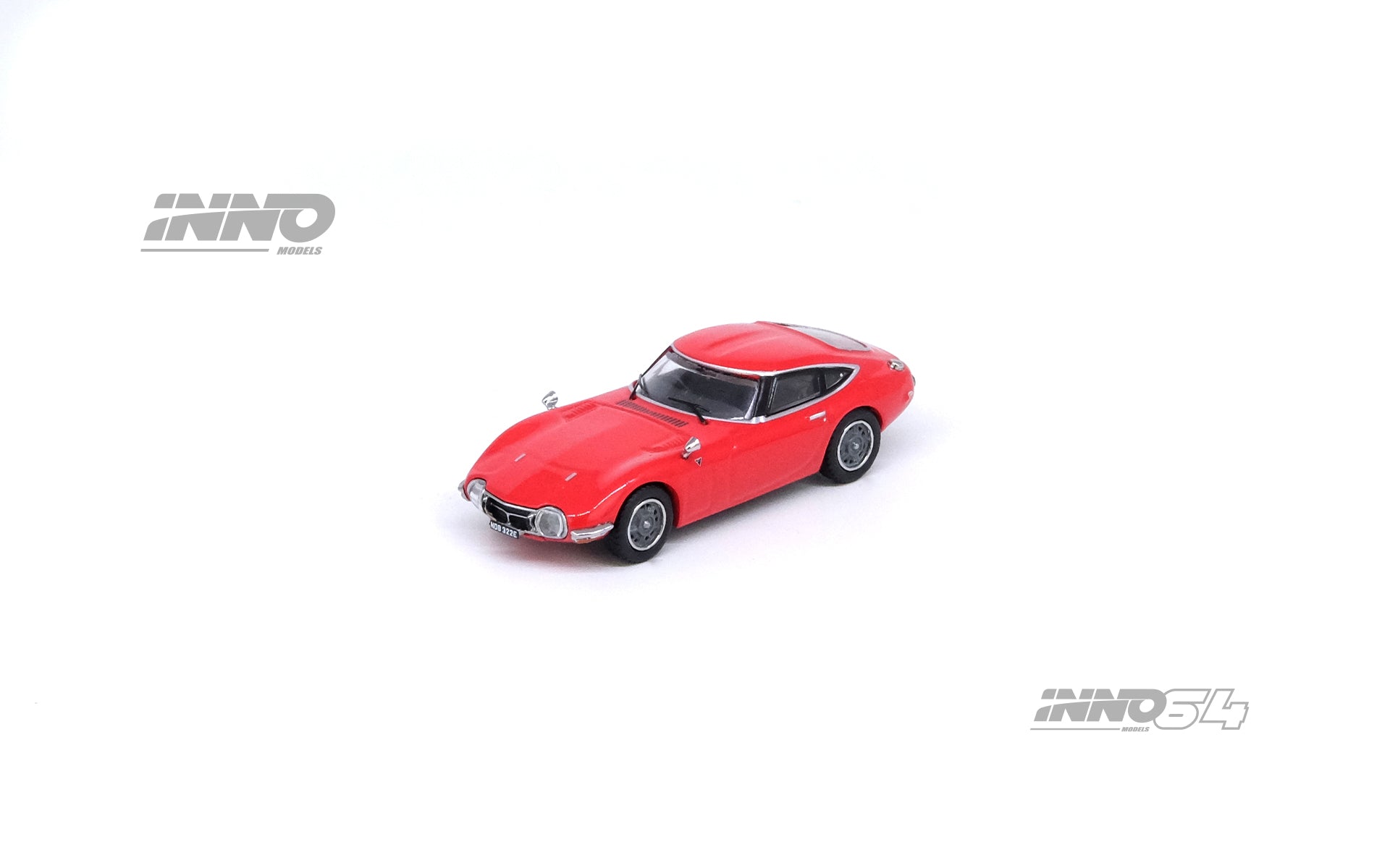 INNO64 1:64 Toyota 2000GT in Solar Red | Collectible Model Car