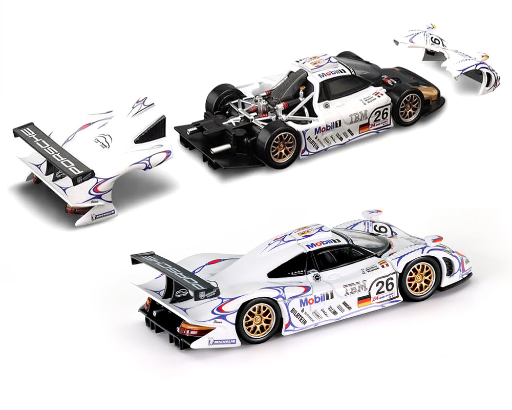 PREORDER* Trends Hobby 1:64 Porsche 911 GT1 Mobil 1 Le Mans 1998
