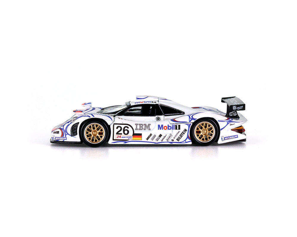 PREORDER* Trends Hobby 1:64 Porsche 911 GT1 Mobil 1 Le Mans 1998