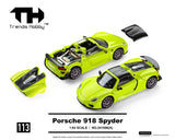 *PREORDER* Trends Hobby 1:64 Porsche 918 Spyder in Acid Green