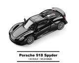 *PREORDER* Trends Hobby 1:64 Porsche 918 Spyder in Black
