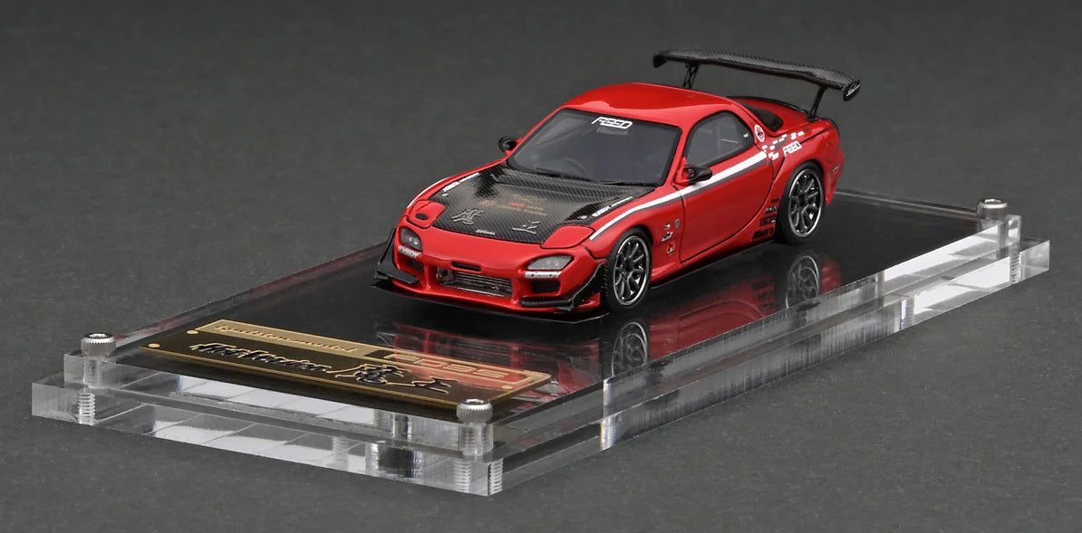 Ignition Model 1:64 Mazda RX-7 (FD3S) FEED in Red – Model Cars Houston
