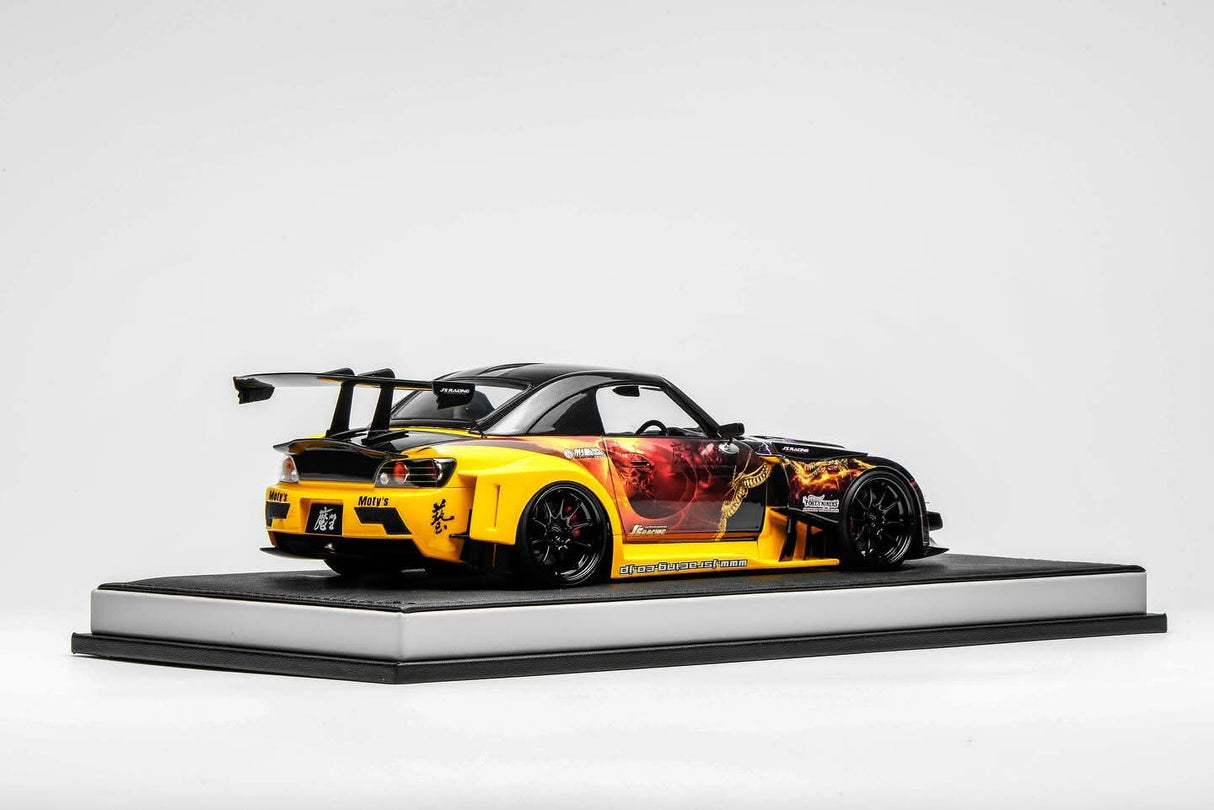 *PREORDER* MotorHelix 1:18 Honda S2000 J's Racing Maou 2013 in Maou Livery Resin Version