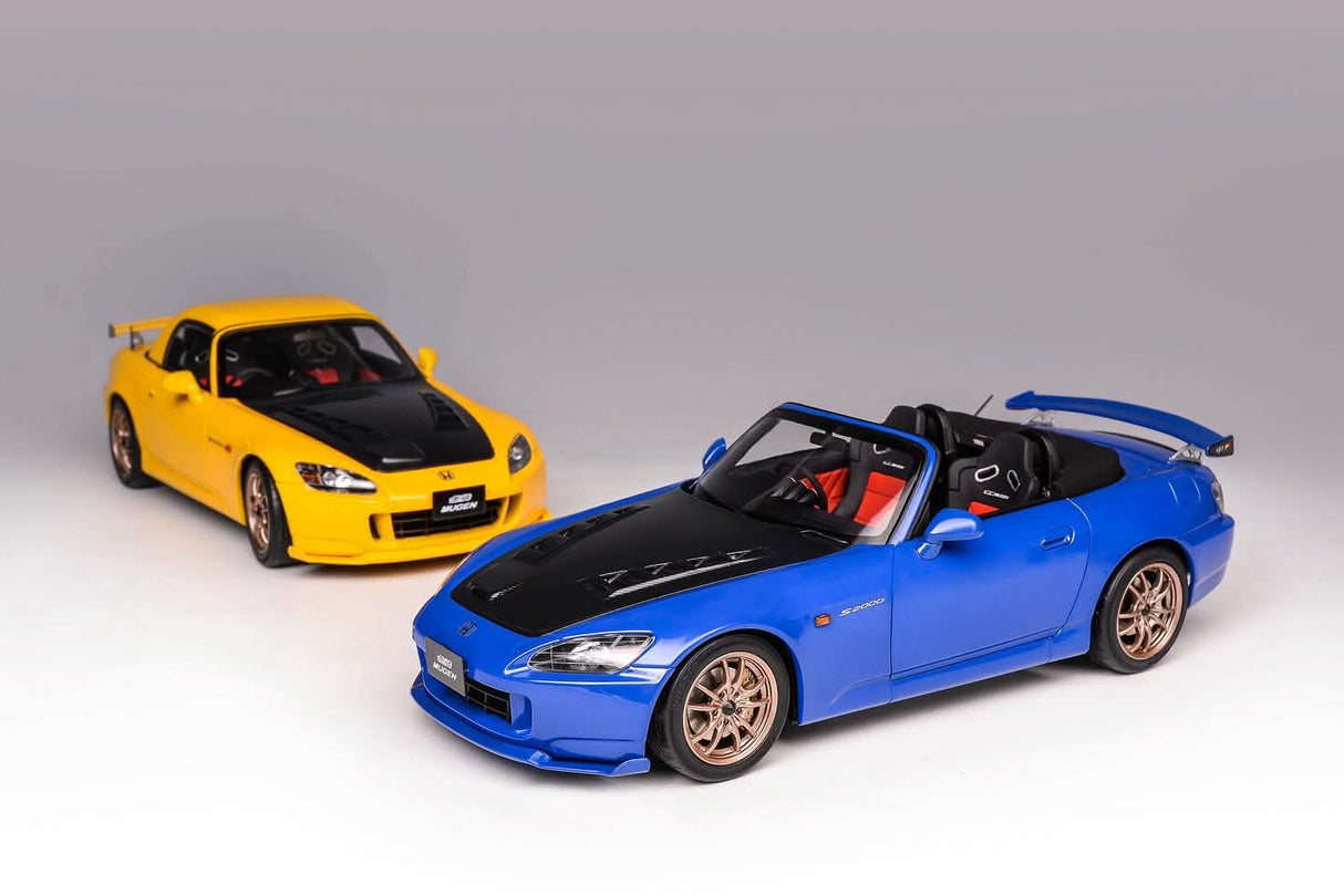 *PREORDER* MotorHelix 1/18 Honda S2000 (AP2) MUGEN in New Indy Yellow Pearl