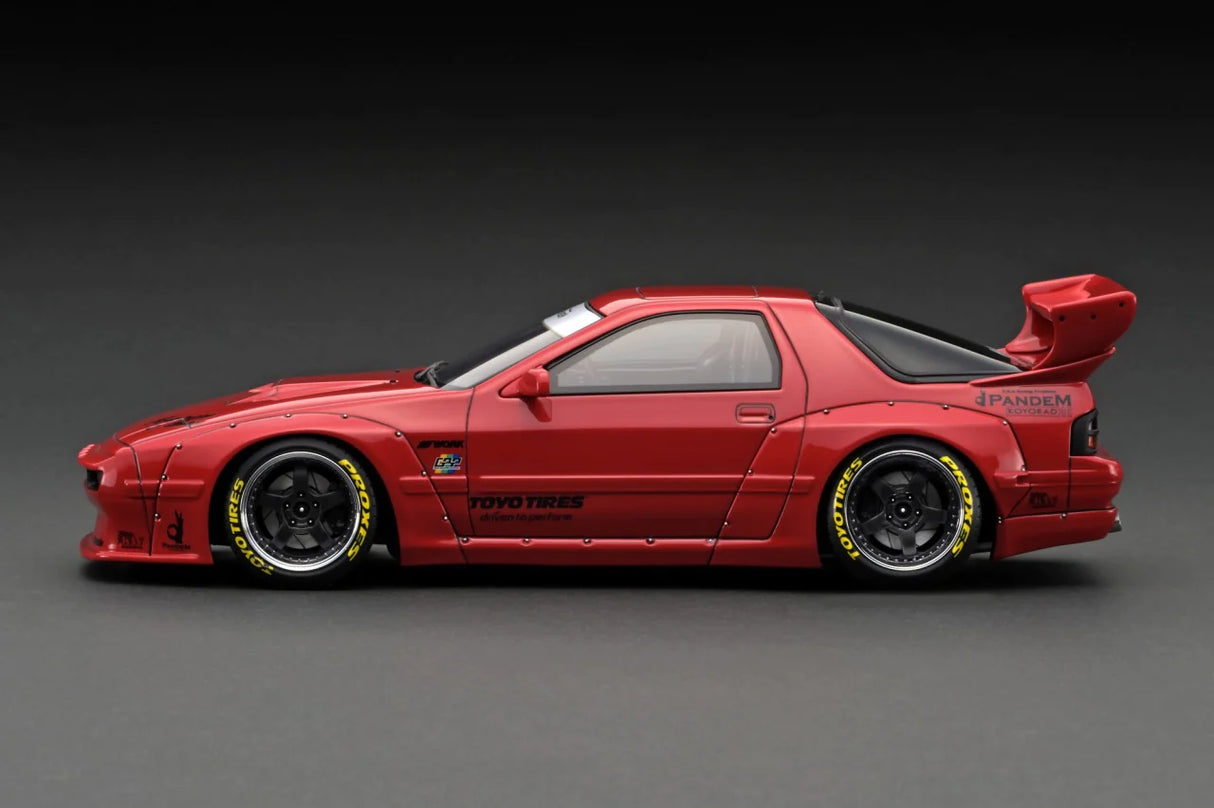 Ignition Model 1:18 Mazda RX-7 (FC3S) Pandem in Red – Model