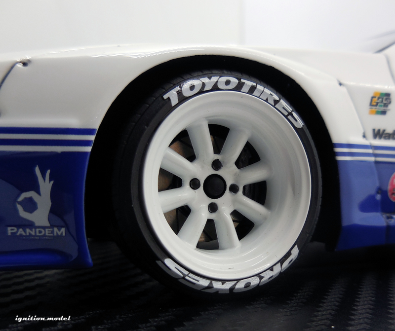 *PREORDER* Ignition Model 1:18 Mazda RX-7 (FC3S) Pandem in White / Blue