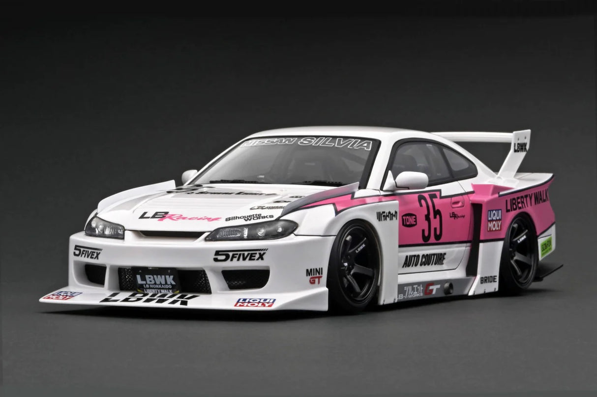 新品GT Nissan LB Super Silhouette S15 1:18 Pre-Order) 1:18 Nissan LB-Super Silhouette S15 Silvia