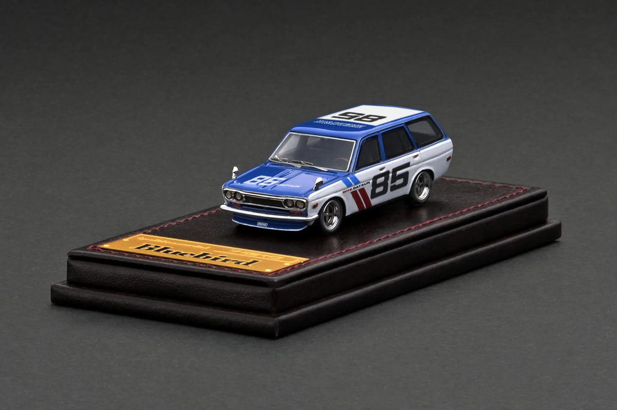 Ignition Model 1/64 Datsun Bluebird (510) Wagon Red/White