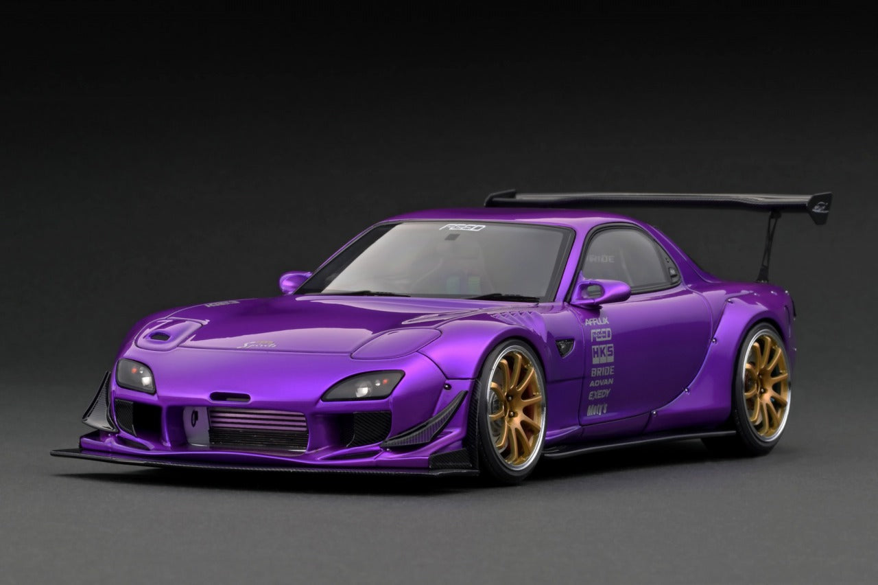 Mazda RX-7 (FD3S) FEED 魔王 Red 1:18 Ignition Model 1:18 Mazda RX-7 (FD3S) FEED Afflux GT3 in Red