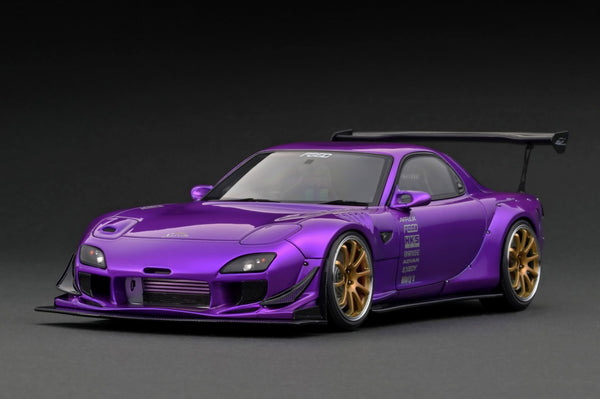 *PREORDER* Ignition Model 1:18 Mazda RX-7 (FD3S) FEED Afflux GT3 in Purple Metallic