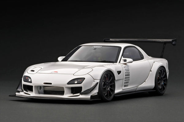 Ignition Model 1:18 Mazda RX-7 (FD3S) FEED Afflux GT3 in White