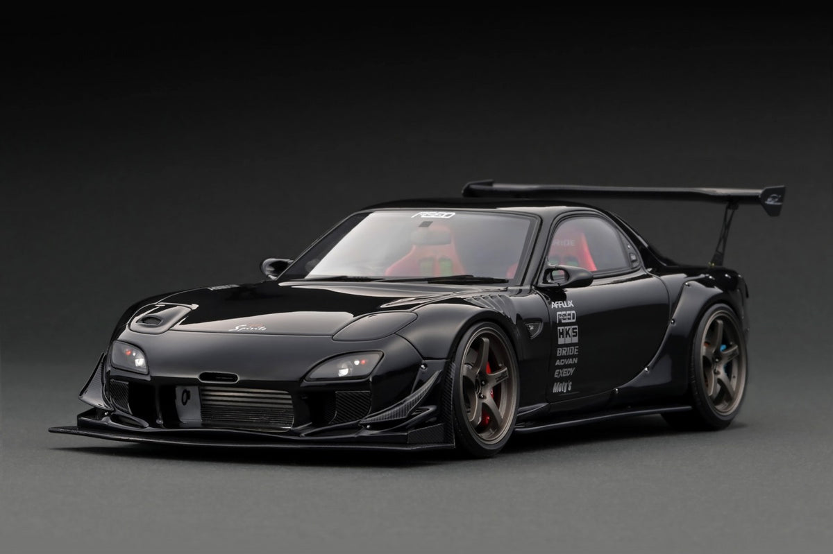 Ignition Rx7 Ignition Model 1:18 Mazda RX-7 (FD3S) FEED Afflux GT3 in Black – Model ...