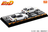Initial D Set 1:64 Vol. 21 Takeuchi Itsuki Levin (AE85) & Kenji 180SX