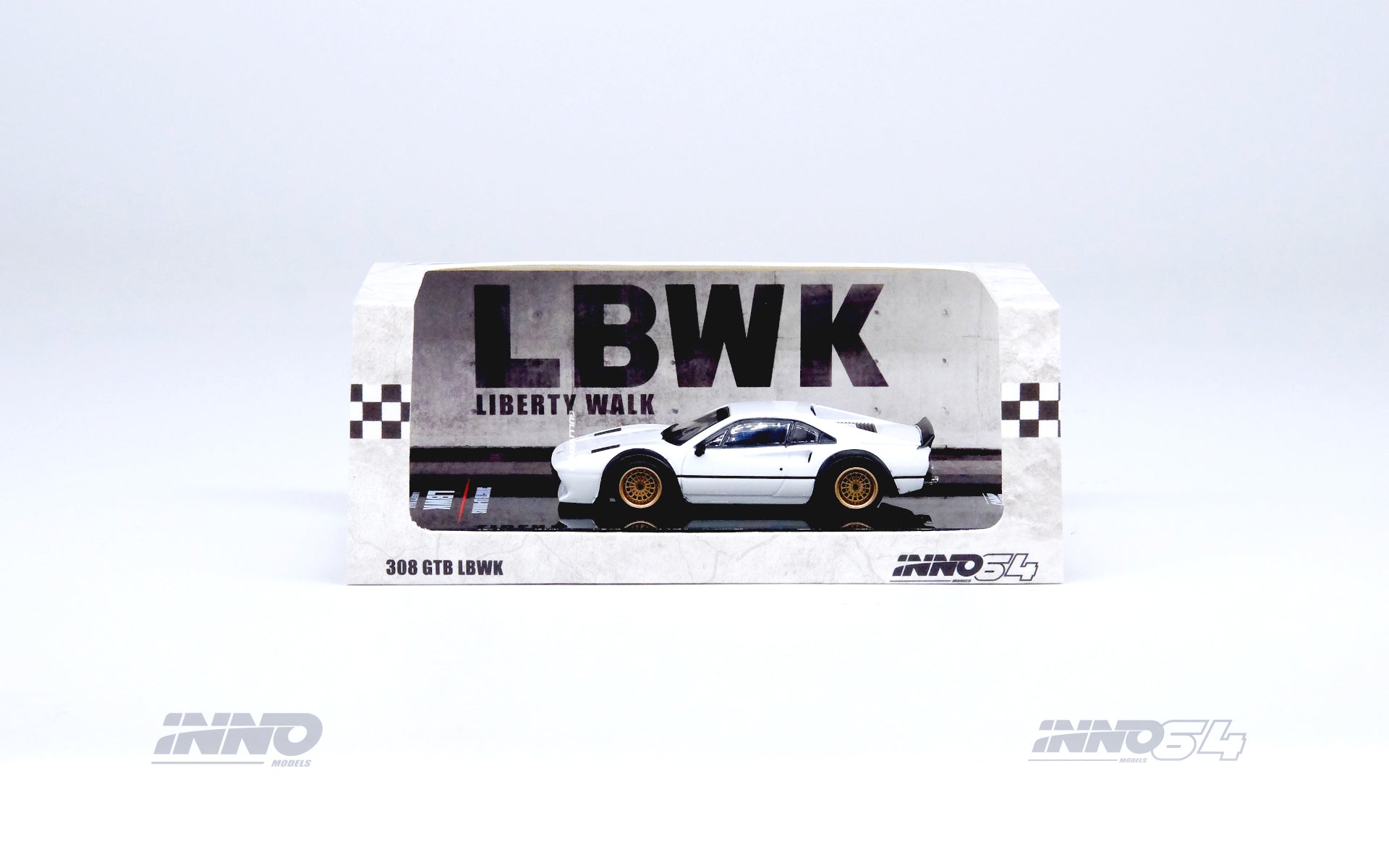 INNO64 1:64 Ferrari 308 GTB Liberty Walk in White – Model Cars Houston