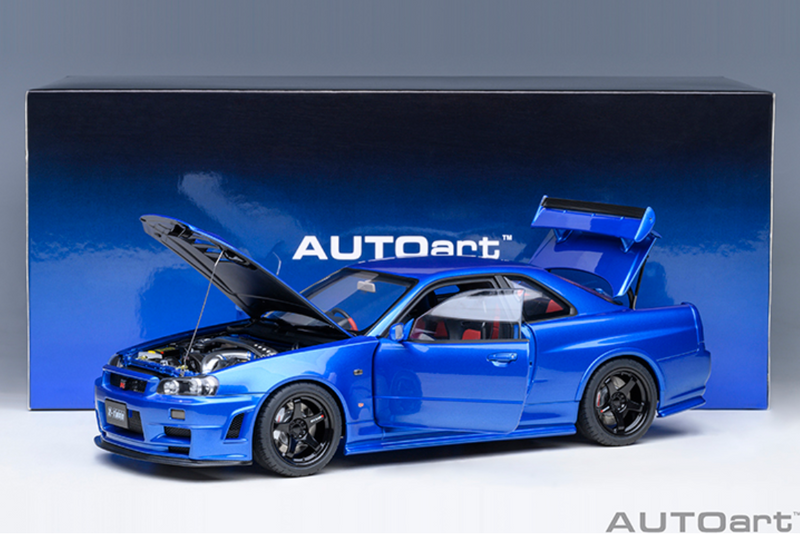 *PREORDER* AUTOart 1:18 Nissan Skyline GT-R (R34) NISMO Z-Tune in Bayside Blue