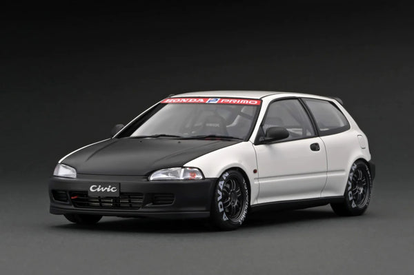 Ignition Model 1:18 Honda Civic (EG6) in Black / White