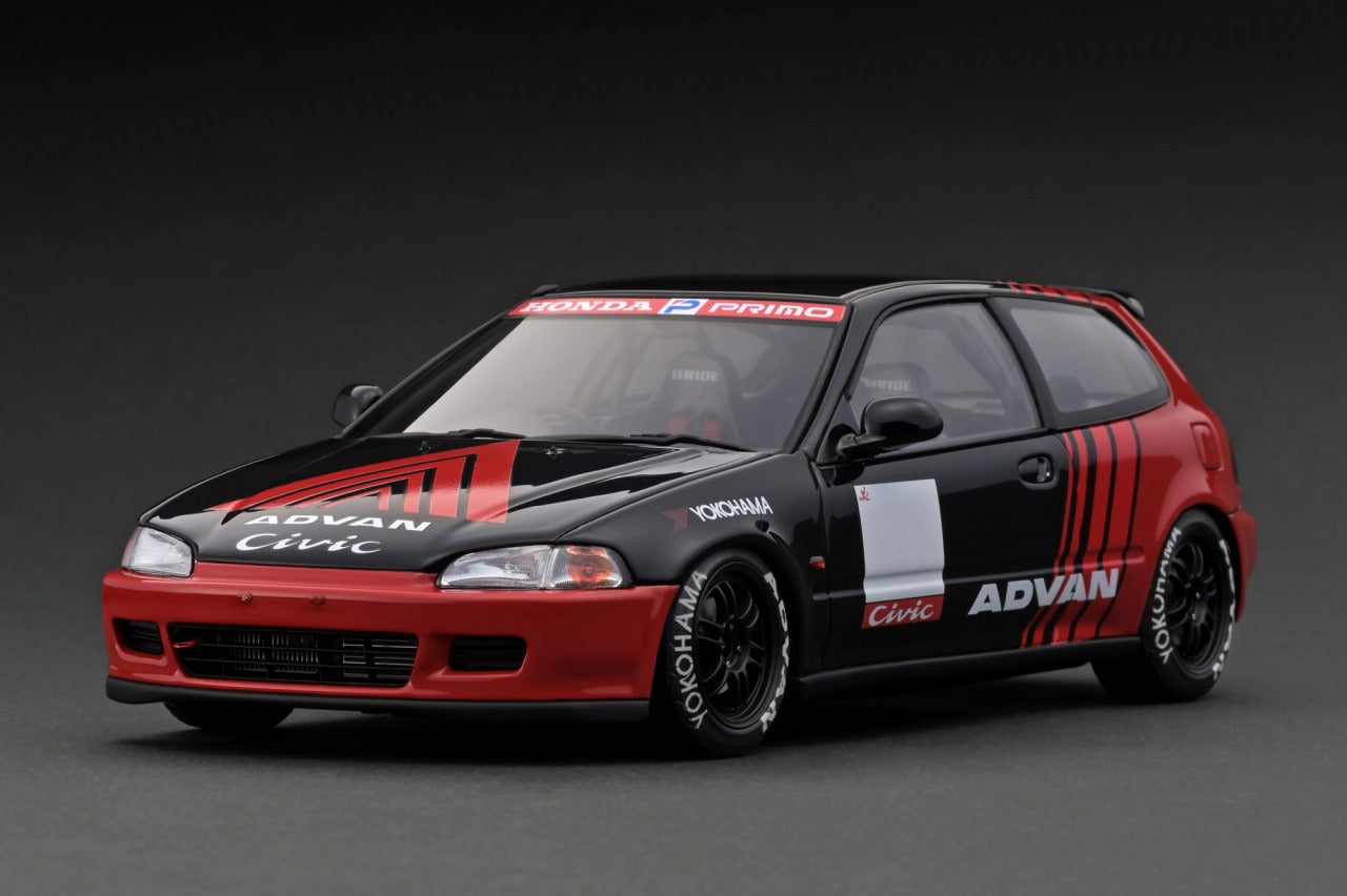 Ignition Model 1:18 Honda Civic (EG6) in Black / Red – Model Cars