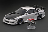 Ignition Model 1:18 Nissan Silvia (S14) VERTEX in Pearl White with SR20 Engine Display