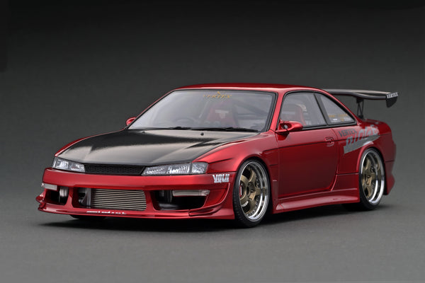 Ignition Model 1:18 Nissan Silvia (S14) VERTEX in Red Metallic